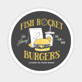 Fish Rocket Burgers Magnet